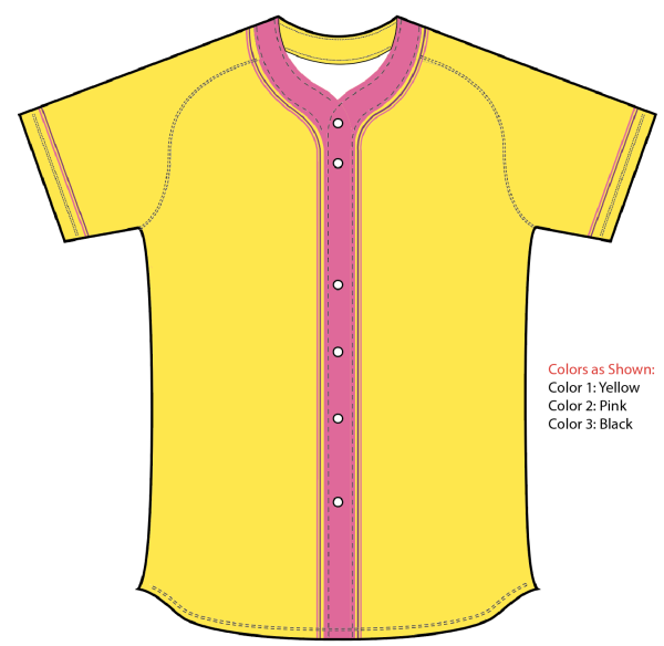 Sublimated Full Button Raglan Sleeve Softball Jersey