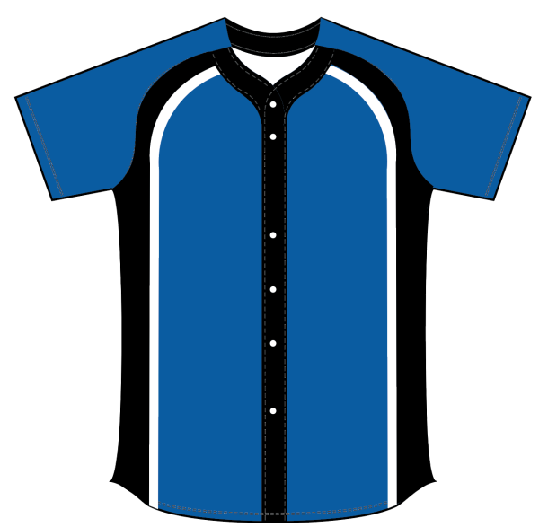Sublimated Full Button Raglan Sleeve Softball Jersey