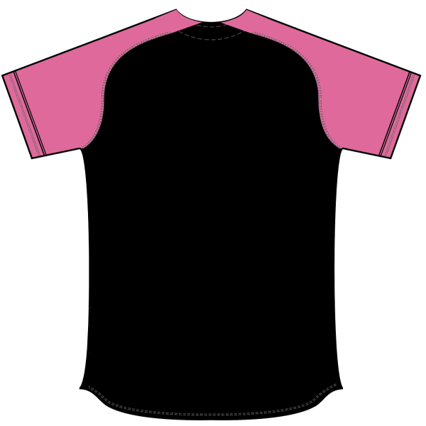 Sublimated Full Button Raglan Sleeve Softball Jersey