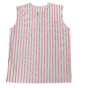 ADULT  BASEBALL JERSEY - Silver / Cardinal, M