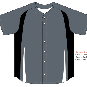 Sublimated Full Button Raglan Sleeve Baseball Jersey