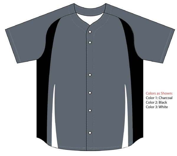 Sublimated Full Button Raglan Sleeve Baseball Jersey