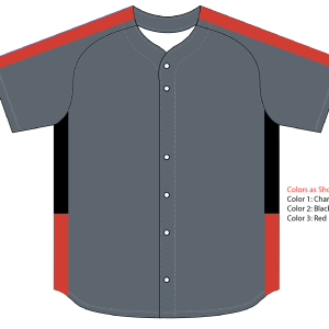 Sublimated Full Button Raglan Sleeve Baseball Jersey
