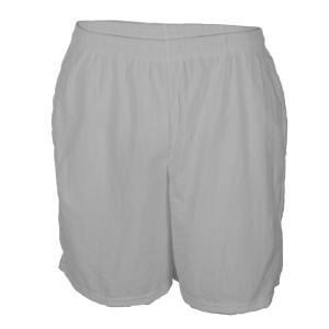 Youth Athletic Shorts - Silver, M