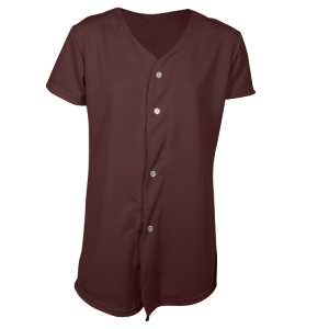 GIRL'S SOFTBALL JERSEY - Brown, M