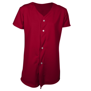 GIRL'S SOFTBALL JERSEY - Cardinal, M