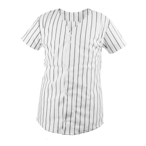 WOMEN'S SOFTBALL JERSEY - White / Black, M