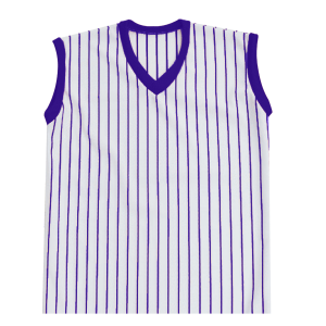 WOMEN'S SOFTBALL JERSEY - White / Purple, M