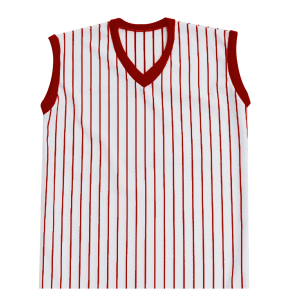 WOMEN'S SOFTBALL JERSEY - White / Red, M