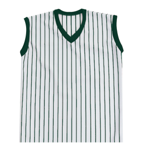 WOMEN'S SOFTBALL JERSEY - White / Dark Green, M