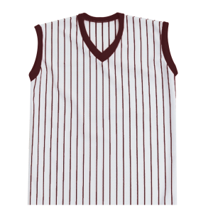 WOMEN'S SOFTBALL JERSEY - White / Maroon, M