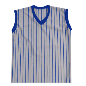 WOMEN'S SOFTBALL JERSEY - Silver / Navy, M