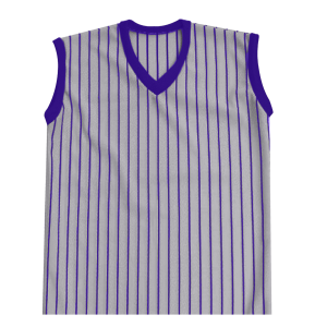 WOMEN'S SOFTBALL JERSEY - Silver / Purple, M