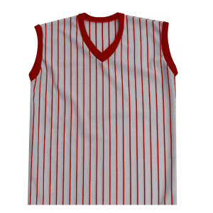 WOMEN'S SOFTBALL JERSEY - Silver / Red, M
