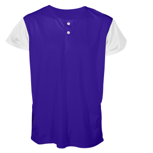 WOMEN'S SOFTBALL JERSEY - Purple, M