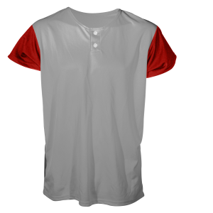 WOMEN'S SOFTBALL JERSEY - Silver, M