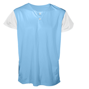 WOMEN'S SOFTBALL JERSEY - Columbian Blue, M