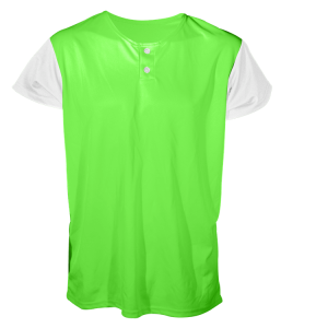 WOMEN'S SOFTBALL JERSEY - Neon Green, M