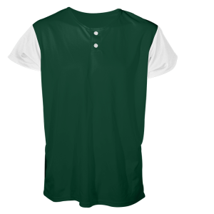 WOMEN'S SOFTBALL JERSEY - Dark Green, M