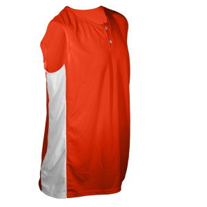 WOMEN'S SOFTBALL JERSEY - Orange, M