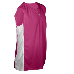 WOMEN'S SOFTBALL JERSEY - Fuchsia, M