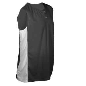 WOMEN'S SOFTBALL JERSEY - Black, M