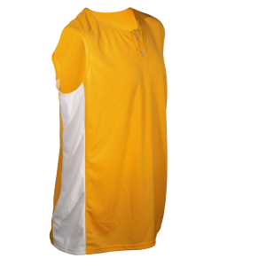 WOMEN'S SOFTBALL JERSEY - Gold, M