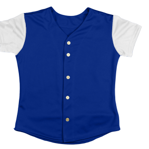 WOMEN'S SOFTBALL JERSEY - Royal Blue, M