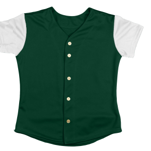 WOMEN'S SOFTBALL JERSEY - Dark Green, M