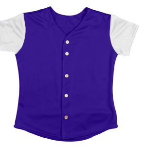 WOMEN'S SOFTBALL JERSEY - Purple, M