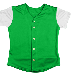 WOMEN'S SOFTBALL JERSEY - Kelly Green, M