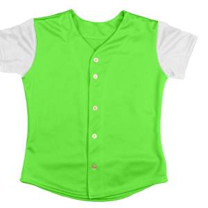 WOMEN'S SOFTBALL JERSEY - Neon Green, M