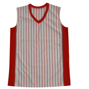 WOMEN'S SOFTBALL JERSEY - Silver / Red, M