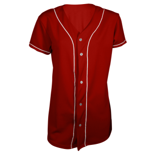Women's Full Button Softball Jersey