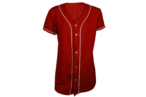 Women's Full Button Softball Jersey