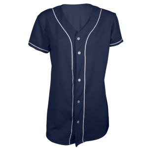 WOMEN'S SOFTBALL JERSEY - Navy Blue, M