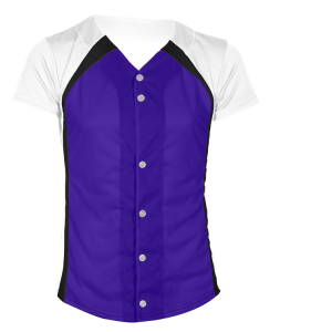 WOMEN'S SOFTBALL JERSEY - Purple, M