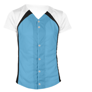 WOMEN'S SOFTBALL JERSEY - Columbian Blue, M