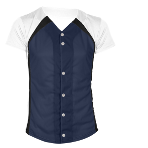 WOMEN'S SOFTBALL JERSEY - Navy Blue, M