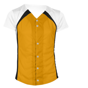 WOMEN'S SOFTBALL JERSEY - Gold, M