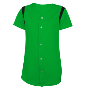 WOMEN'S SOFTBALL JERSEY - Kelly Green, M