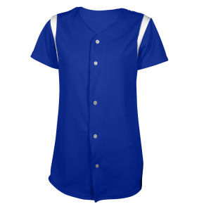 WOMEN'S SOFTBALL JERSEY - Royal Blue, M