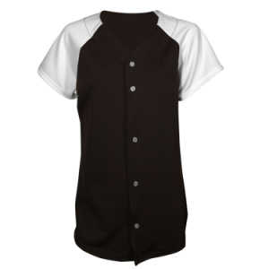 Women's Full Button Softball Jersey