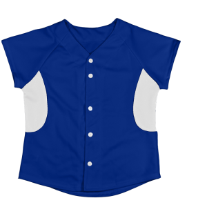 WOMEN'S SOFTBALL JERSEY - Royal Blue, M