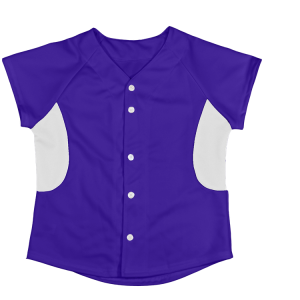 WOMEN'S SOFTBALL JERSEY - Purple, M