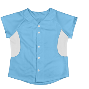 WOMEN'S SOFTBALL JERSEY - Columbian Blue, M