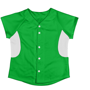 WOMEN'S SOFTBALL JERSEY - Kelly Green, M