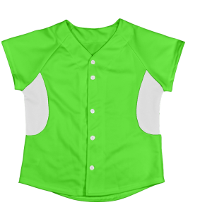 WOMEN'S SOFTBALL JERSEY - Neon Green, M