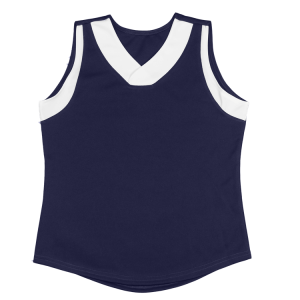 WOMEN'S SOFTBALL JERSEY - Navy Blue, M