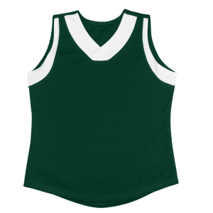 WOMEN'S SOFTBALL JERSEY - Dark Green, M
